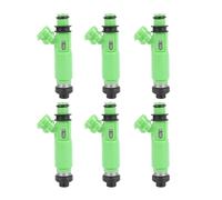 6Pcs/Lot Fuel Injector Nozzles 195500-3170 1955003170 MD332733 Compatible for Mitsubishi Montero Sport 3.0L 6G72 1998-2003 Automotive Replacement Fuel Injectors set of 6