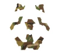 6PCS/Lot Helmet Magic Sticker Airsoft Helmet Patches Hook And Loop Sticky For Tactical Helmet Accessories(CP)