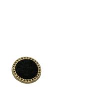 6pcs/lot Tweed Plaid Fabric Covered Metal Vintage Buttons Shank Patchwork Sewing Cardigan Clothes Garment for Crafts DIY Knitting Sewing(Black,18mm)