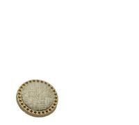 6pcs/lot Tweed Plaid Fabric Covered Metal Vintage Buttons Shank Patchwork Sewing Cardigan Clothes Garment for Crafts DIY Knitting Sewing(White,18mm)