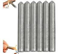 6PCS Low Temperature Universal Welding Rod, Metal Universal Low Temperature Easy Melt Welding Rods, Aluminum Brazing Rods, Easy Welding Rods for Metal Welding, Stainless Steel, Iron, Aluminium