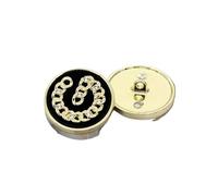 6pcs Luxury Metal Sewing Button for Clothing Coat Skirt Accessory Buttons Decorative DIY Accessories for Clothing, Pants, Dress, Coat, Sweater