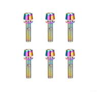 6pcs M5 18mm Bike Handlebar Stem Screws Strong and Reliable Fasteners for Your Bicycle Needs (G)