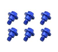 6Pcs M6x12 Motorcycle Front Fork Guard Bolts Screws Compatible With EX EC MC 125-300 EXF ECF MCF 250-450 SX SXF XC XCF EXC EXCF 125-530 Models(Blue)