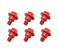 6Pcs M6x12 Motorcycle Front Fork Guard Bolts Screws Compatible With EX EC MC 125-300 EXF ECF MCF 250-450 SX SXF XC XCF EXC EXCF 125-530 Dirt Bike Fork Protector Mounting Hardware(Red)