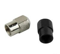 6pcs M8x0.75mm Drill Chuck Nut Metal Replacement Parts for Mini Drill Strong Black Silver