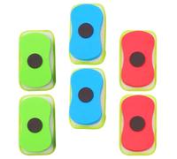6pcs Magnetic Chalk Eraser Dustless Reusable Detachable for Office Use