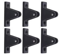 6pcs Marine Boat Deck Hinge Mount Nylon Bimini Top Fitting Hardware | Quick Release Fastener, Flat Mount Design, Corrosion Resistant Nylon, for Boat Decks and Yachts