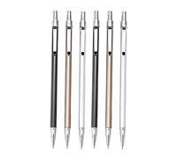 6PCS Mechanical Automatic Pencil Metal Mechanical Pencil 0.5 Auto Draft Pencil for Carpenter Marking Draft