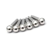 6Pcs Metal Acoustic Guitar Bridge Pins Guitar End Pins Replacements Guitar String Nails Musical Instrument Accessories
