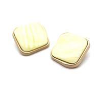 6Pcs Metal Button Covers for Tweed Coat Apparel, Decorative Snap Fasteners DIY Sewing Replacement,Antique Zinc,21mm