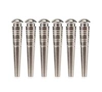 6pcs Metal Cribbage Pegs Fit 1/8 Inch Hole Traditional Game Boards Replacement Pins For Friends Family