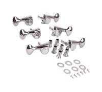 6pcs Metal Guitar Tuning Knobs Tuner Machine Head Electric Chord Knob For Accurate Adjustments Black Tuning Pegs