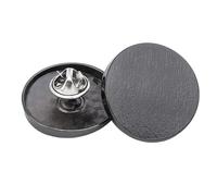 6Pcs Metal Snap Fasteners 15mm to 28mm (9#Gun Black, 21 mm 6Pcs)