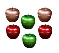 6pcs Metal Tins with Lid Empty Tins Box Containers Decorative Gift Candy Loose Tea Storage Organizers Wedding Decors Tea Storage Box