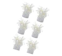 6Pcs Metallic Foil Balloon Weights Holder for Indoor Outdoor Celebrations Decorative Balloon Holders