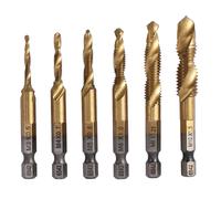 6Pcs Metric Combination Drill Tap Bit Kit Robust