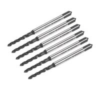 6pcs Metric Spiral Flute Thread Taps, M2 x 0.4 H2 Screw Threading Tap, Nitride Coated 6542 High Speed Steel Machine Tapping Tools for Machinist Repair