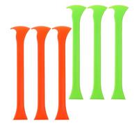 6PCS Micro Squeegee Curves, Car Vinyl Wrap Tools Set, 3 in 1 Vinyl Car Accessories for Installing Vehicle Wraps and Auto Stickers, Slot Squeegee Tint Tools with Different Hardness
