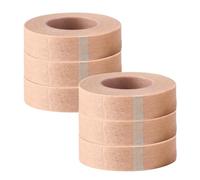 6pcs Micropore Surgical Tape Adhesive Medical Flexible Skin Tape Breathable Nose Gauze Bandages Earring Cover Up Tape for pe Kids Wound Dressings Eyelash Extension Sports Injuries 1.25cm x 9.14m