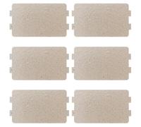 6PCS Microwave Oven Mica Plate Sheet Microwave Waveguide Cover Replacement, Insulating Mica Sheets for Microwave Ovens, Universal Microwave Oven Mica Plates Wave Guide Cover Repair Sheets