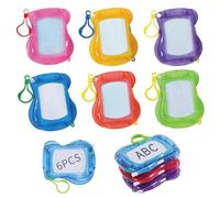 6pcs Mini Magnetic Drawing Board, Erasable Sketch Pad, Backpack Keychain Clip Drawing Boards for Kids, Stocking Fillers Birthday Party Favour for Boy & Girls