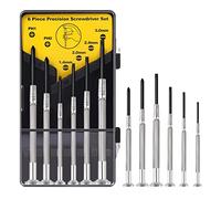 6PCS Mini Precision Screwdriver Set, XAQISHIRE Small Screwdriver Kit with 6 Different Size Flathead and Phillips Screwdrivers, Ideal For Watch, Jewelers, Eyeglass, Toys, Computer, Electronic Repairs