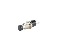 6PCS,Mini Round Momentary Push Button Switch Press The Self-Reset,PBS-110,7MM,Micro Switchs,Normally Open,Normally Closed,1NO1NC(Black,1NO)