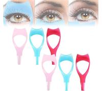 6Pcs Mixed Mascara Shield Applicator Guard, 3 in 1 Eyelashes Tools Mascara Shield Applicator Guard, Applicators Cosmetic Tool for Women Girls Lashes Natural Look Make Up,Eyes,Make-up