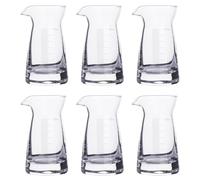 6pcs Ml Glass Drink Measuring Container with Easy-Read Markings