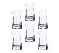 6pcs Ml Glass Measuring Cup for Drinks with Markings for Bar Use