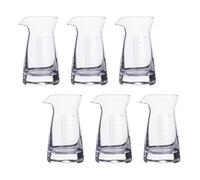 6pcs Ml Glass Measuring Cup for Liquor with Easy Read Markings