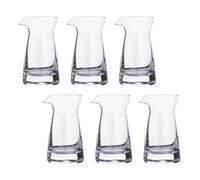6pcs Ml Glass Measuring Cup with Easy Read Markings for Liquor