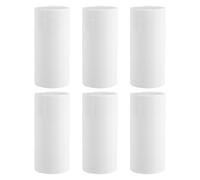 6pcs Ml White as Pp Refillable Deodorant Stick Tube for Blusher