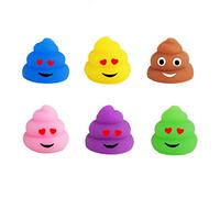 6Pcs Mochi Squishy Poop Toys,Mini Poo Moochies Squishies Pack for Party Bag,Kawaii Soft Small Moji Fidget Toy Party Bag Fillers for Kids Boys Girls Birthday Joke Present,Christmas Stocking Filler Gift