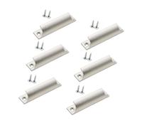 6pcs Modern Cabinet Handle 3 Inch Metal Rod Pulls Corrosions Resistant Handles Simple for Kitchen & Bathroom Drawers Minimalist Handles
