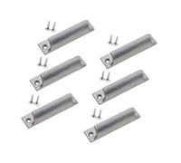 6pcs Modern Cabinet Handle 3 Inch Metal Rod Pulls Corrosions Resistant Handles Simple for Kitchen & Bathroom Drawers Minimalist Handles