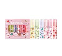 6Pcs Moisturizing Lip Oil Hydrating Lipstick Pigmented Plumping And Nourishing Lip Gloss For Eye Catching Makeup