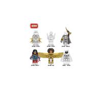 6PCS Moon Knight Minifigure Marc Spector Marvel Super Hero Fit Lego