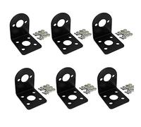 6pcs Motor Support Bracket, L Shape Motor Mounting Holder Micro DC Geared Motor Seat with Screws for 365 380 385 390 395 Motor