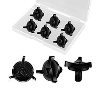 6pcs Motorcycle Helmet Screws, Motorcycle Helmet Visor Screws Helmet Visor Screws Motorcycle Helmet Accessories (Black)