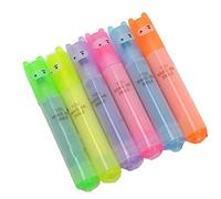 6Pcs Multi-Color Highlighters Markers Pens Fluorescence Pastel Office School Supplies for Bullet Journal Book Note Art Drawing Coloring Highlighting and Underlining