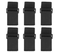 6pcs Multi-function Bundling Belt with Buckle, Elastic Polyester Strap | Quick Setup, Comfortable Wear, for Luggage and Cables, Gym Class or Warehouse Use