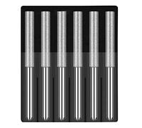 6Pcs Multi-Purpose Chainsaw Sharpener Super Grinding Performance Finely Polished Strong Stability Grinding Stone File for Stone Carving - Silver 1