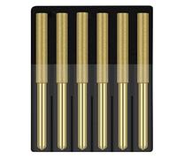 6Pcs Multi-Purpose Chainsaw Sharpener Super Grinding Performance Finely Polished Strong Stability Grinding Stone File for Stone Carving - Golden 1