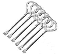 6Pcs Multi-Purpose Paint Bucket Opener Useful Steel Can Opener Rustproof Labor Saving Paint Tin Openers Manual Opening Jar Tool for Bottle Opener