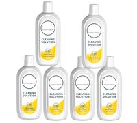 6pcs Multi-Surface Floor Cleaning Solution Lemon Flavor，Compatible With Tineco Floor One S3/S5/iFloor/Breeze/S5 Combo/S5 Smart/S6/S7Pro，