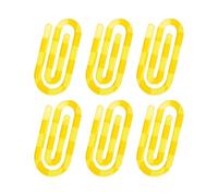 6Pcs Multipurpose Acrylic Bookmarks Clip Decorative Book Page Holder Clip for Notebooks Planner Document Organization Decorative Acrylic Page Holder