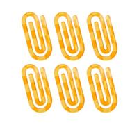 6Pcs Multipurpose Acrylic Bookmarks Clip, Page Marker, D