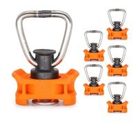 6pcs Multipurpose Airline Rails End Fittings for Rear Garages and Trailers Cargo Management Secure Lashing & Cargos Control